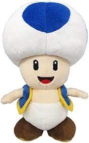 Little Buddy - 7" Blue Toad Plush (A02)